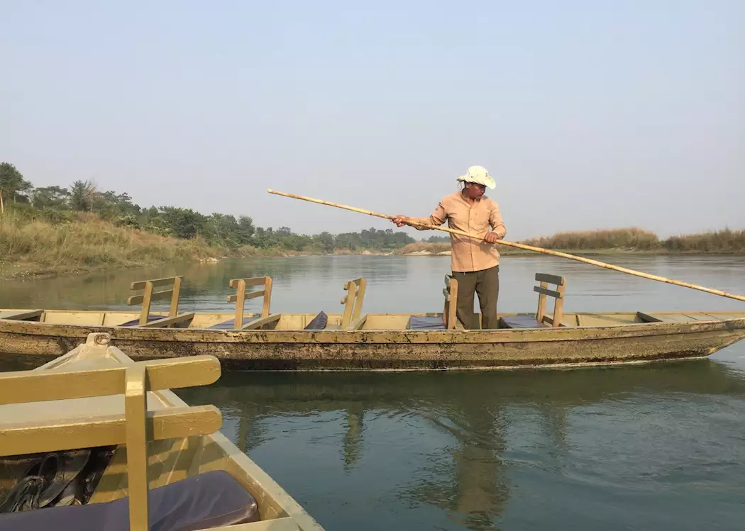 Boat ride in Chitwan National park