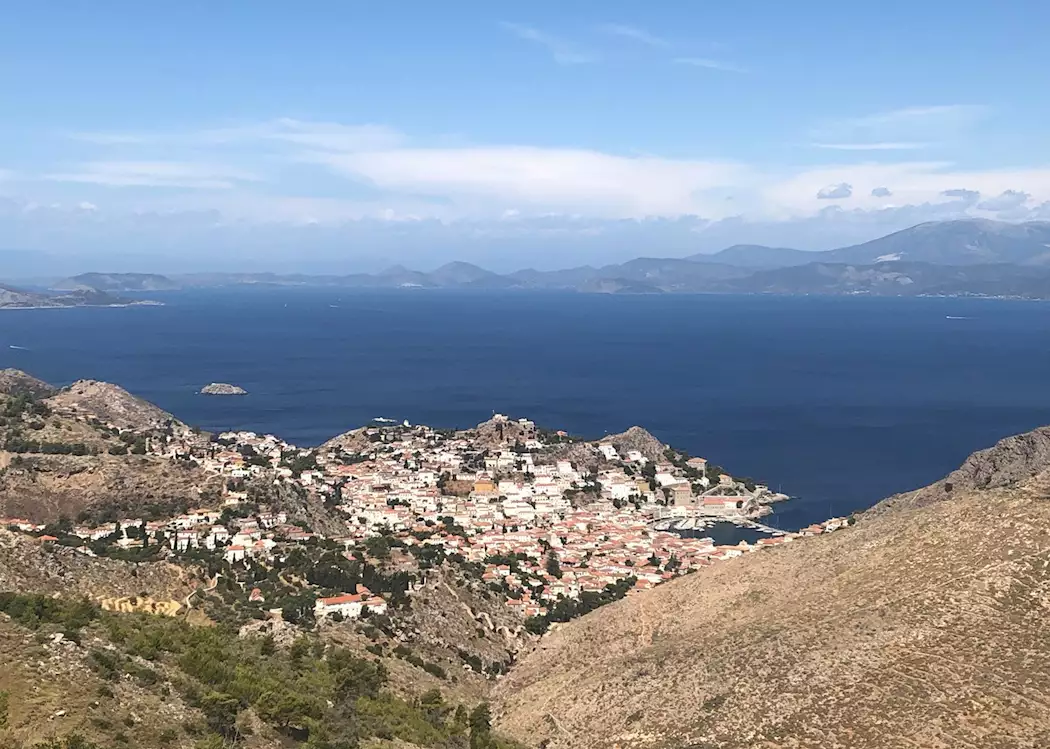 Views from the hiking trail, Hydra