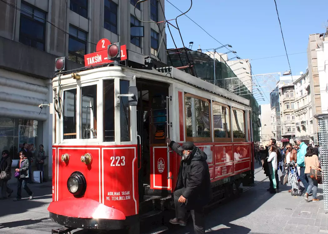 Tram on Istiklal Street, Istanbul