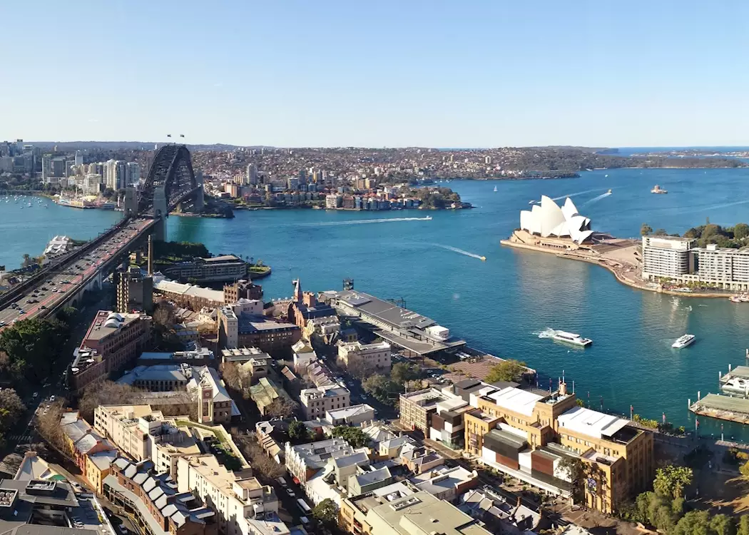 View across Sydney Harbour