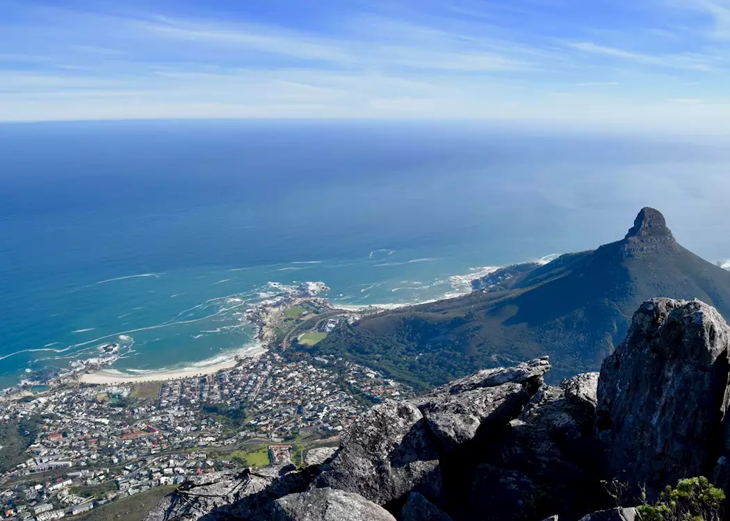 View from the top of Table Mountain 