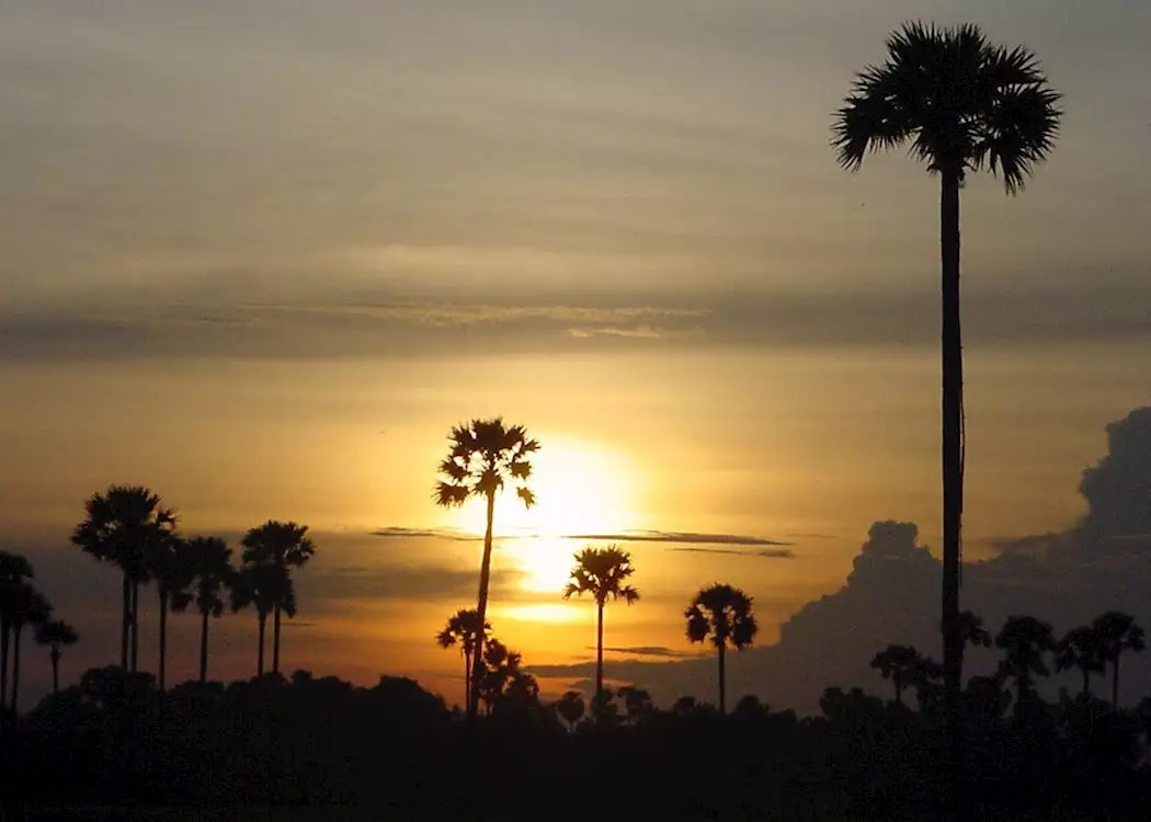Cambodian sunset