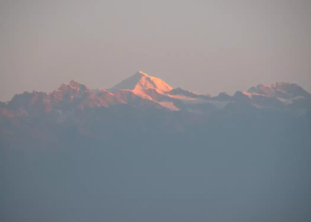 Sunrise over Himalaya from Nagarkot