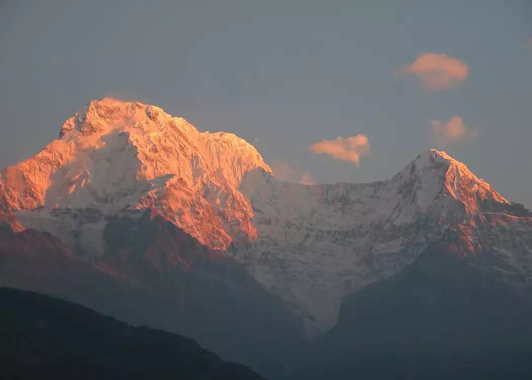 Sunrise from Gurung Lodge, Annapurna, Nepal