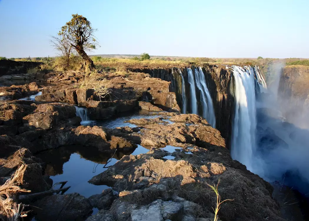 Victoria Falls at low water
