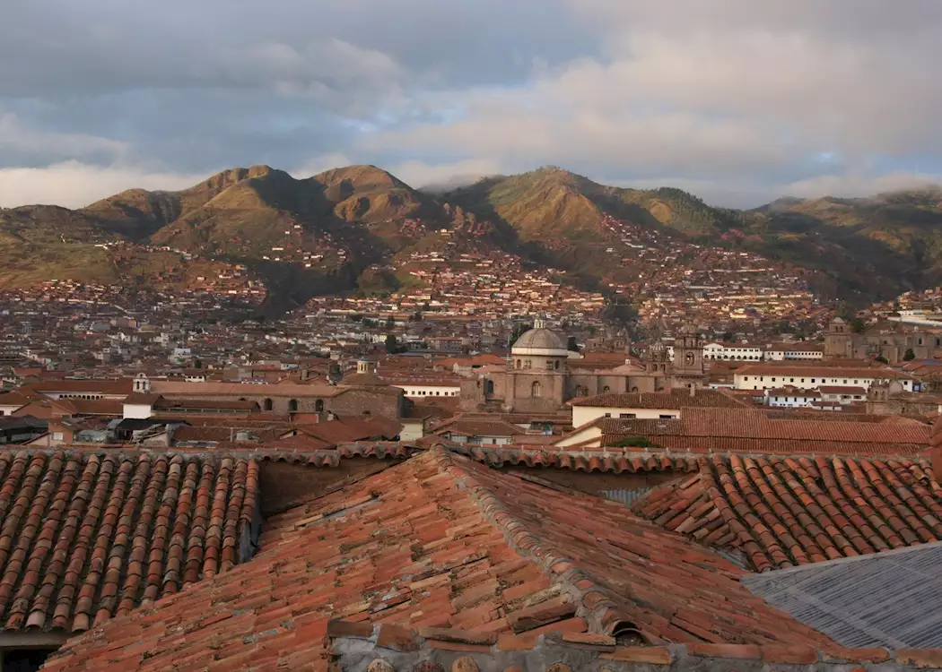 Cuzco rooftops, a view from the Casa San Blas