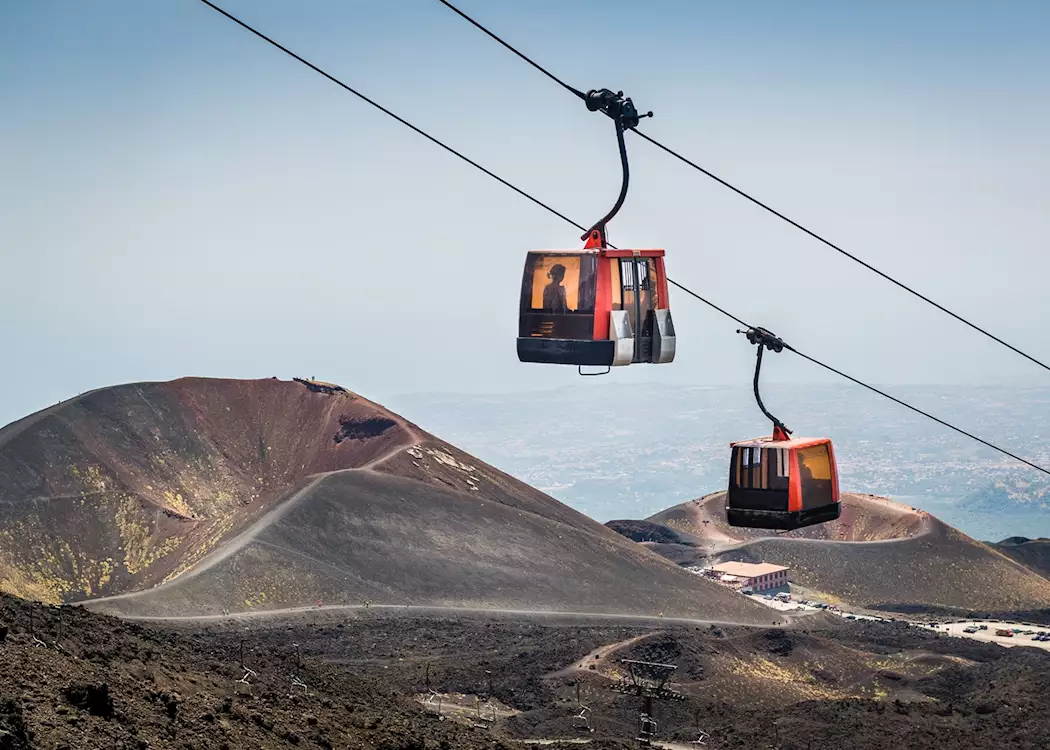 Cable car, Mount Etna