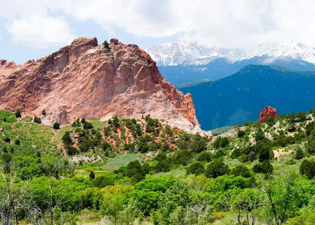 Pikes Peak and Garden of the Gods, Colorado Springs