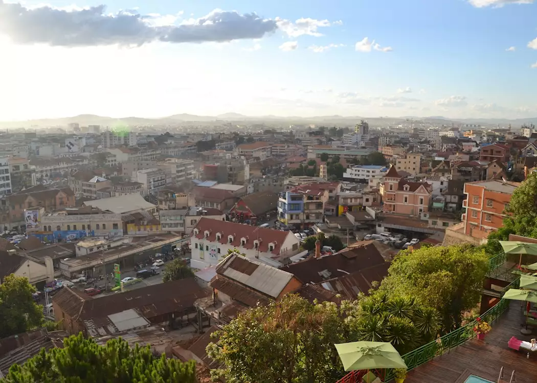View of central Antananarivo