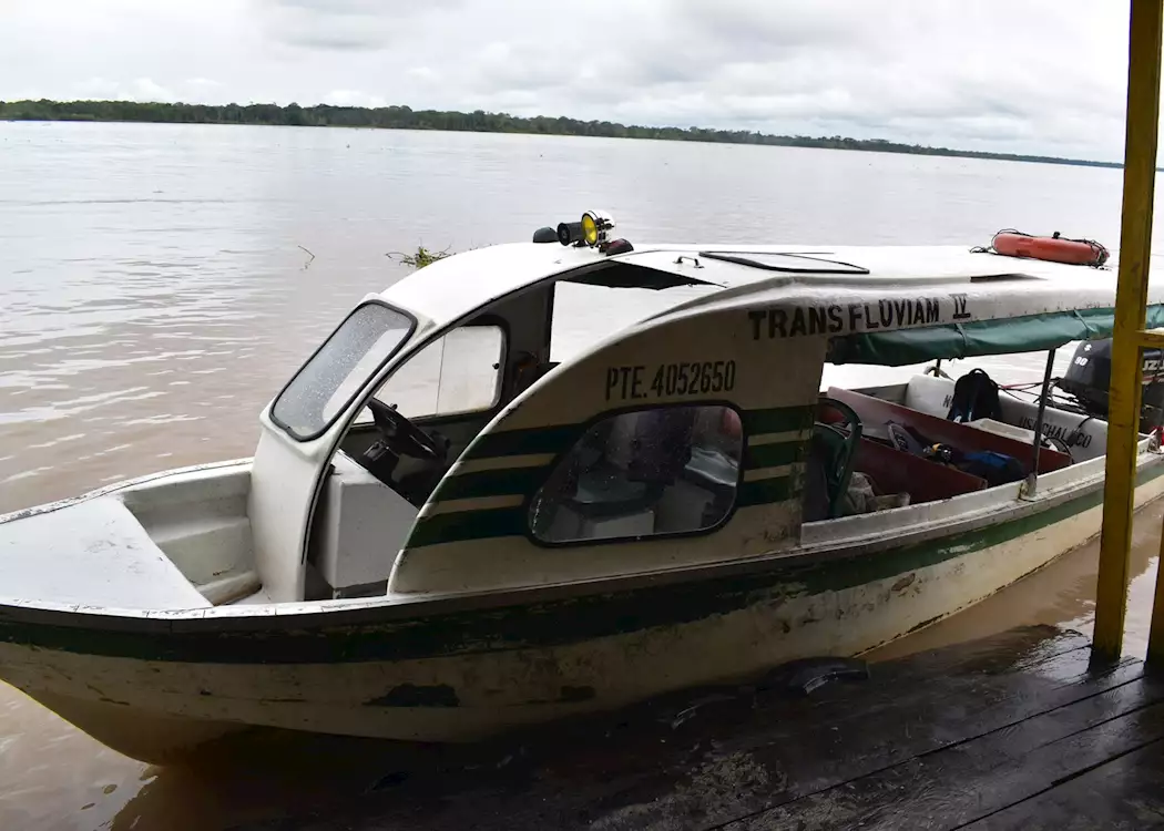 Transport to the lodge, Calanoa Amazonas Lodge