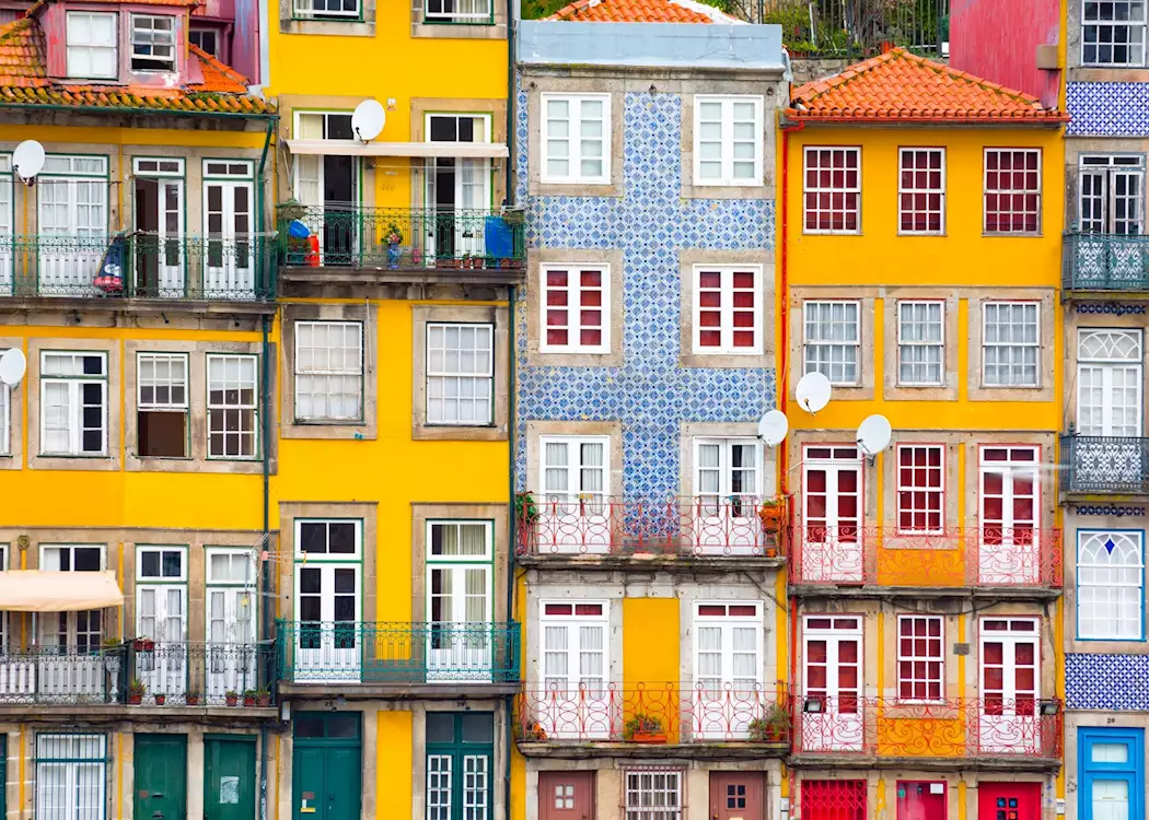 Cityscape of the old town, Porto