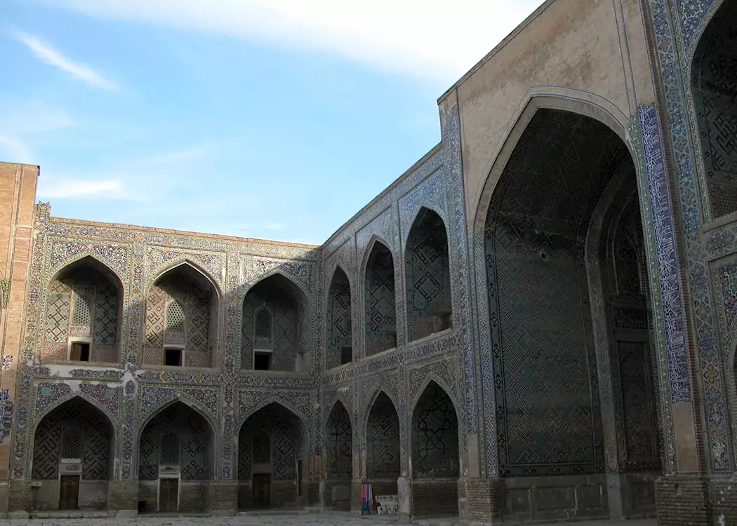Inside Tilla-Kari Madrassa, The Registan, Samarkand