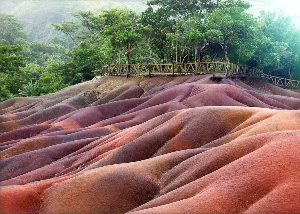 Seven Coloured Earths, Chamarel, Mauritius
