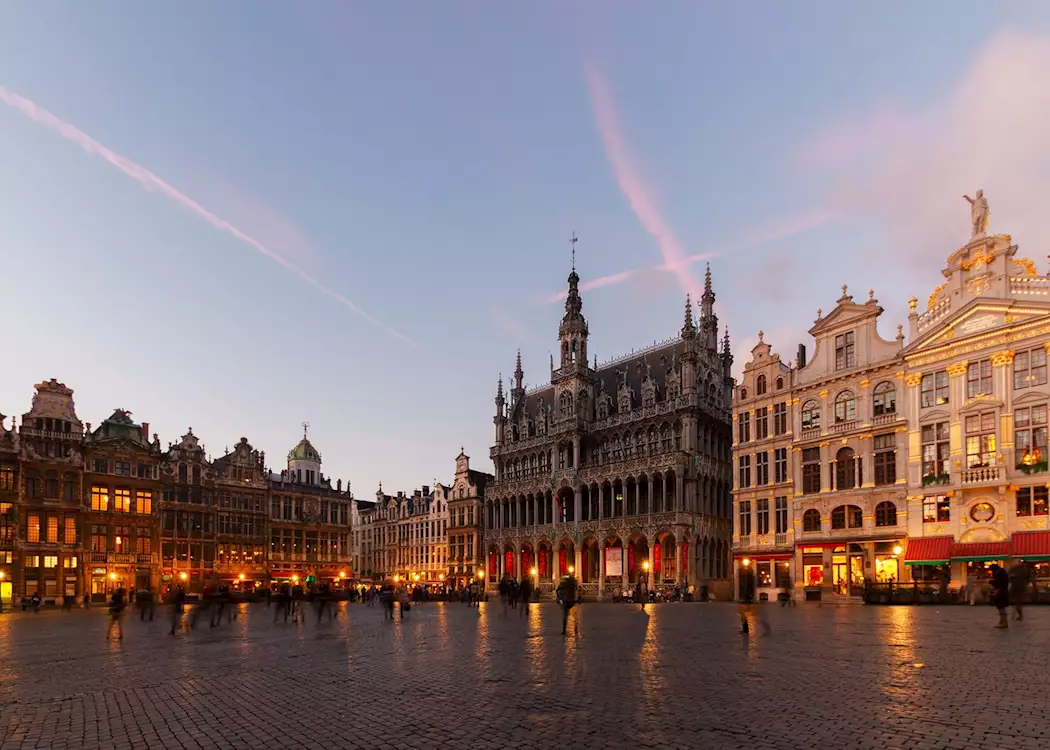 Grand Place in the evening, Brussels