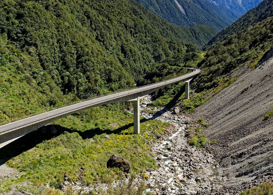 Otira Viaduct from the lookout in Arthur's Pass National Park