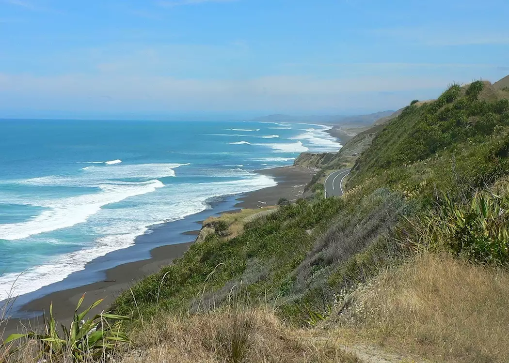The road to the East Cape, New Zealand