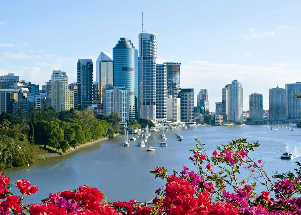Brisbane River and City, Queensland
