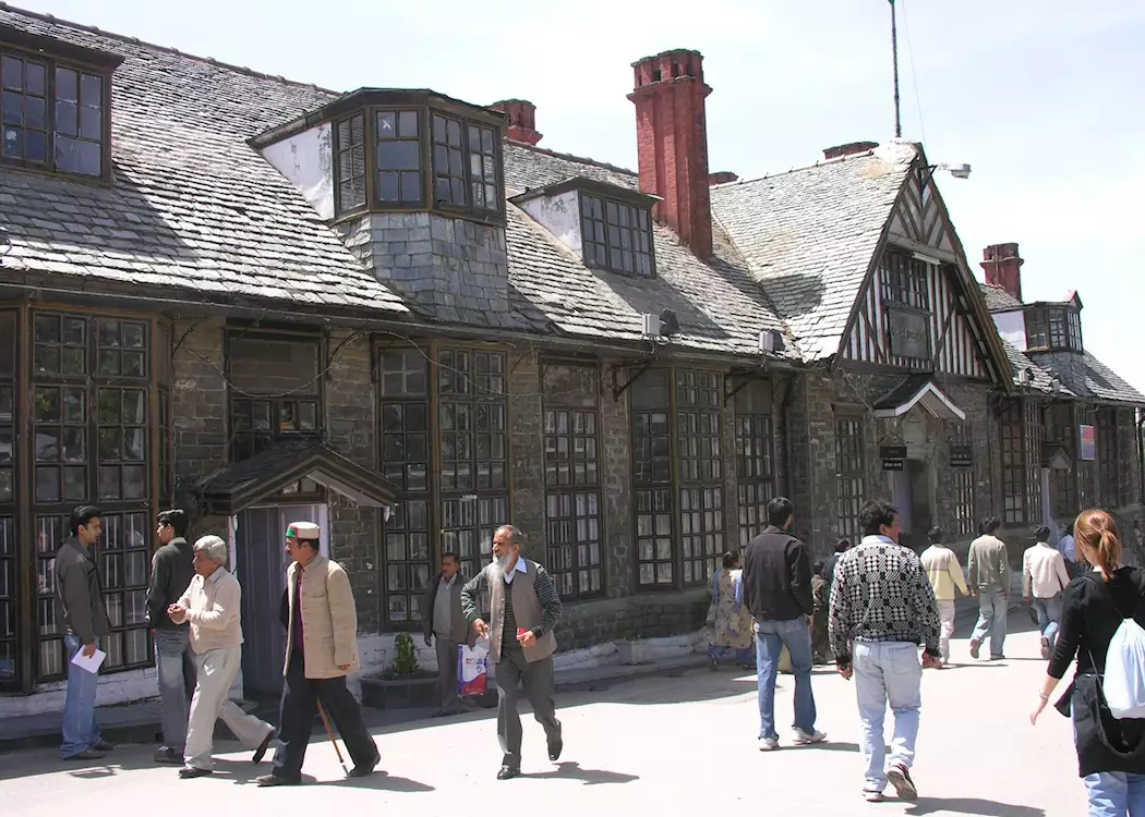 The old buildings of Shimla