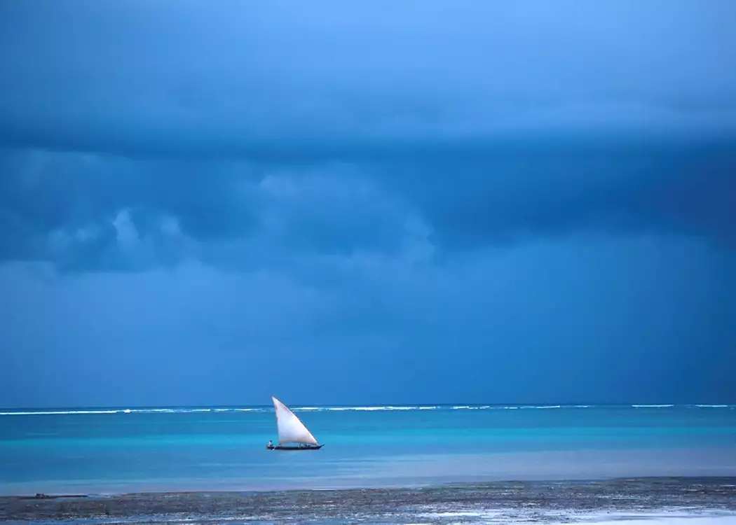 Dhow off Diani Beach