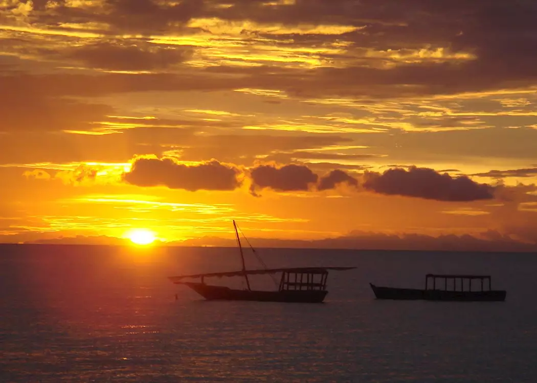 Sunset on Zanzibar Island, Tanzania