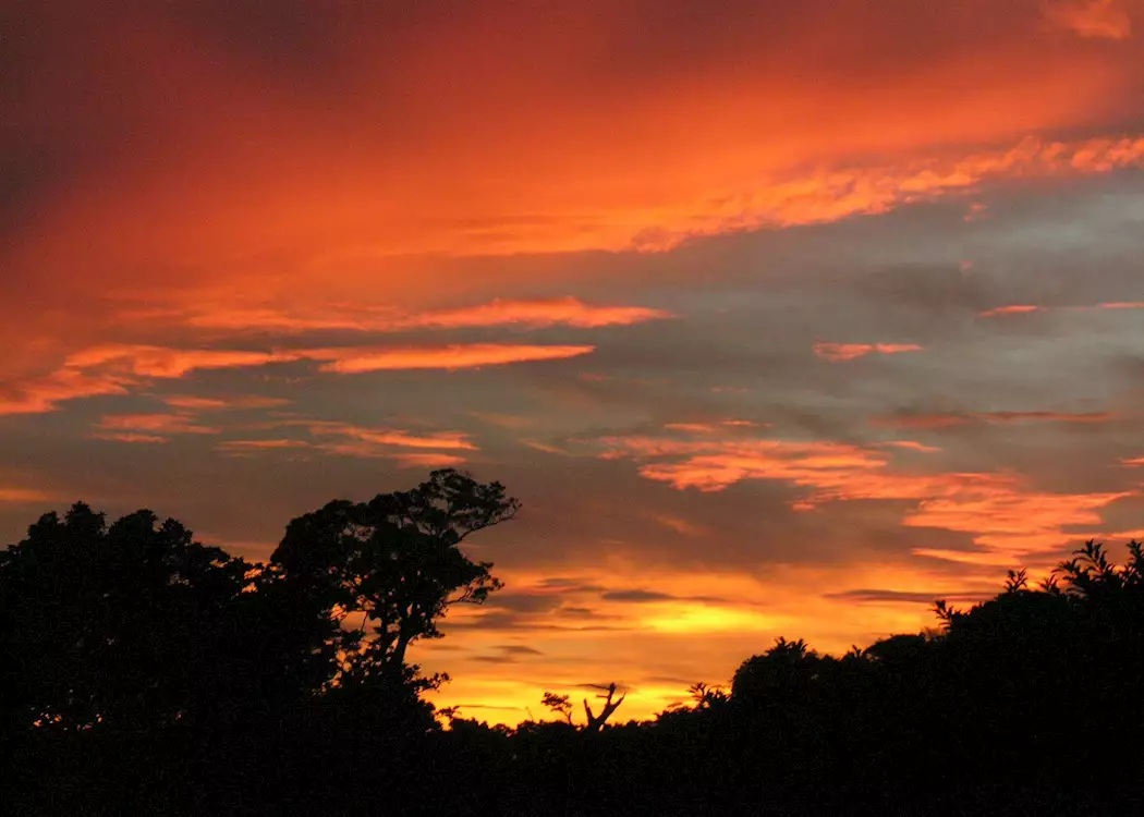 Sunset over Monteverde Cloud Forest, Costa Rica