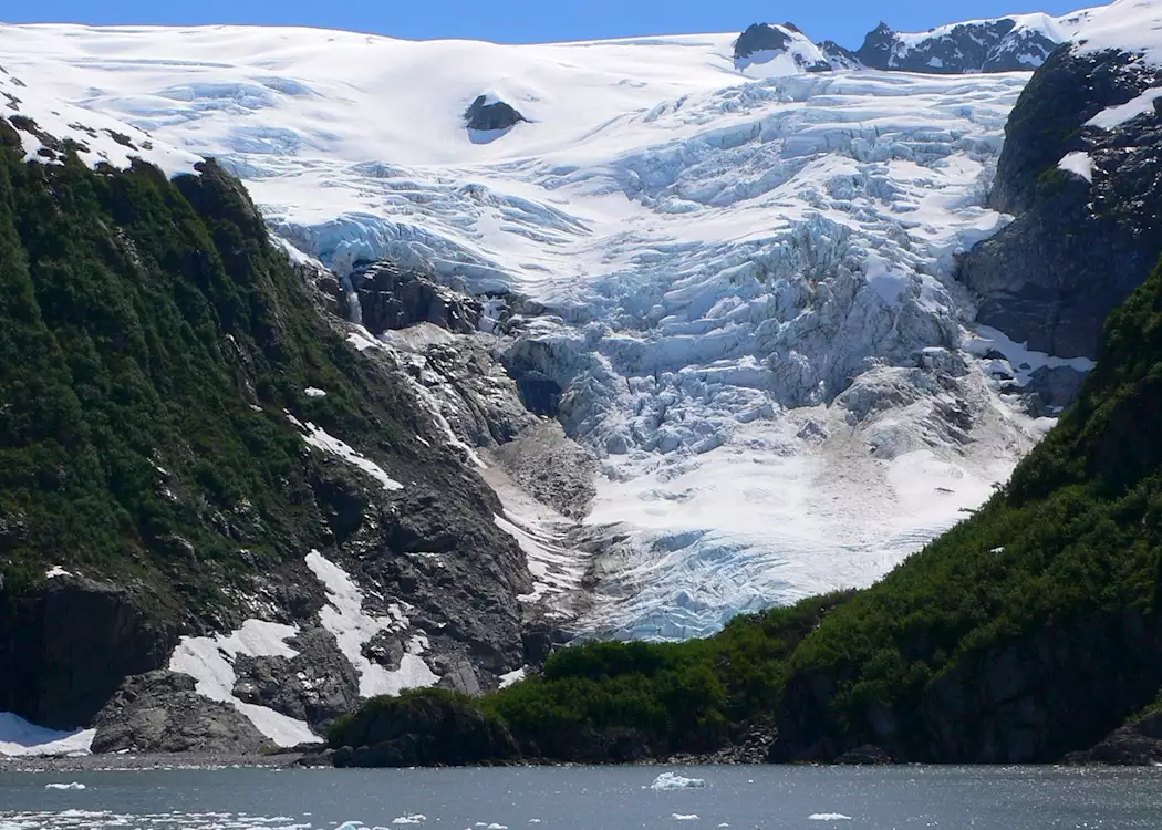 A glacier in Kenai Fjords National Park