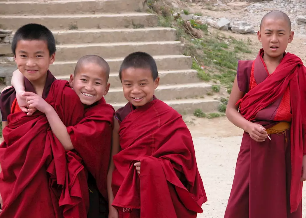 Boy monks, Thimphu
