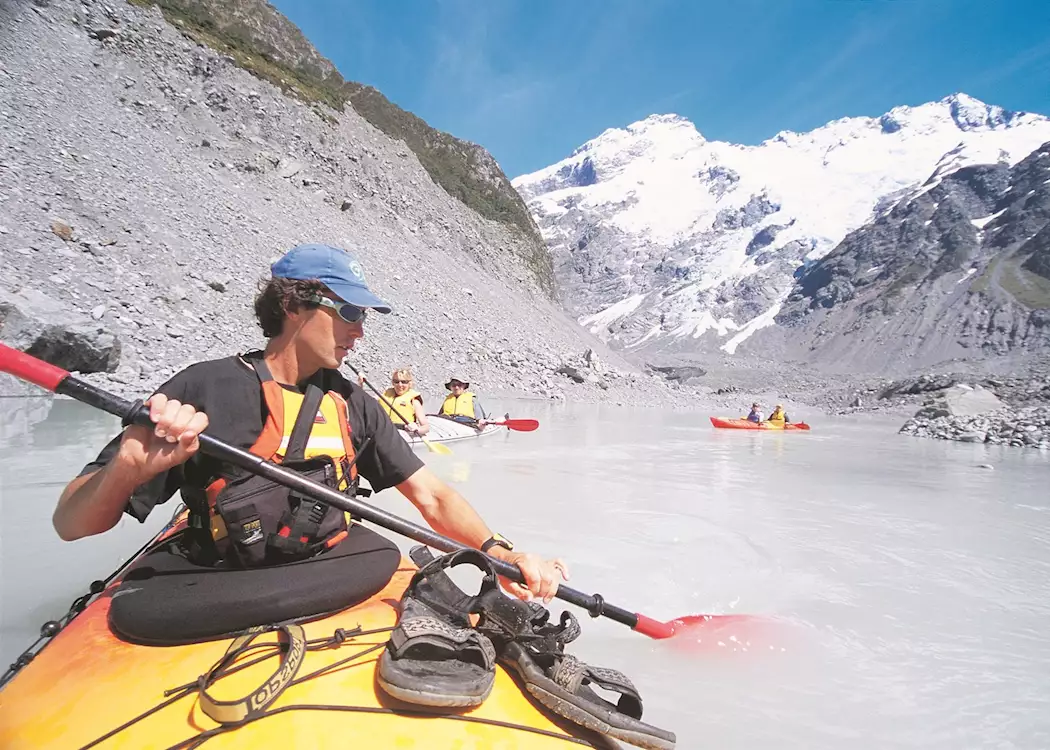 Glacier Sea Kayaking, Mount Cook National Park
