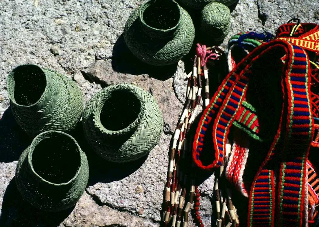Basket weaving, Copper Canyon
