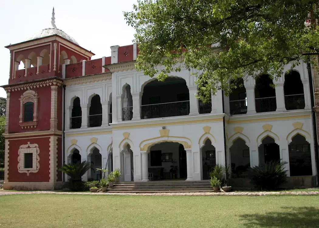View of the Judge's Court from its gardens, Pragpur