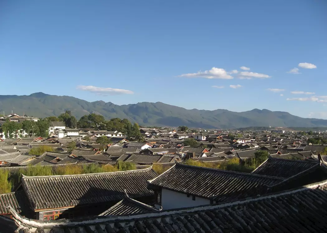 Rooftops of Lijiang old town