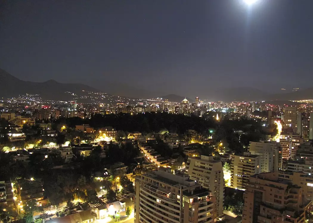 Santiago by night