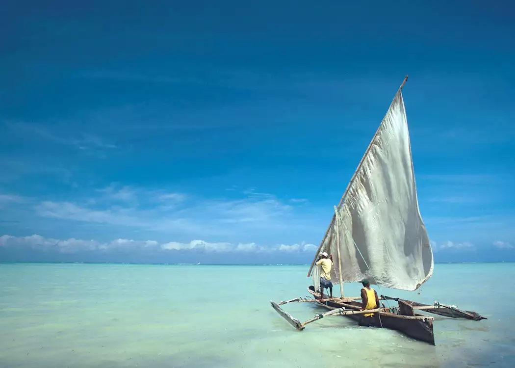 Fishing dhow, Zanzibar Archipelago