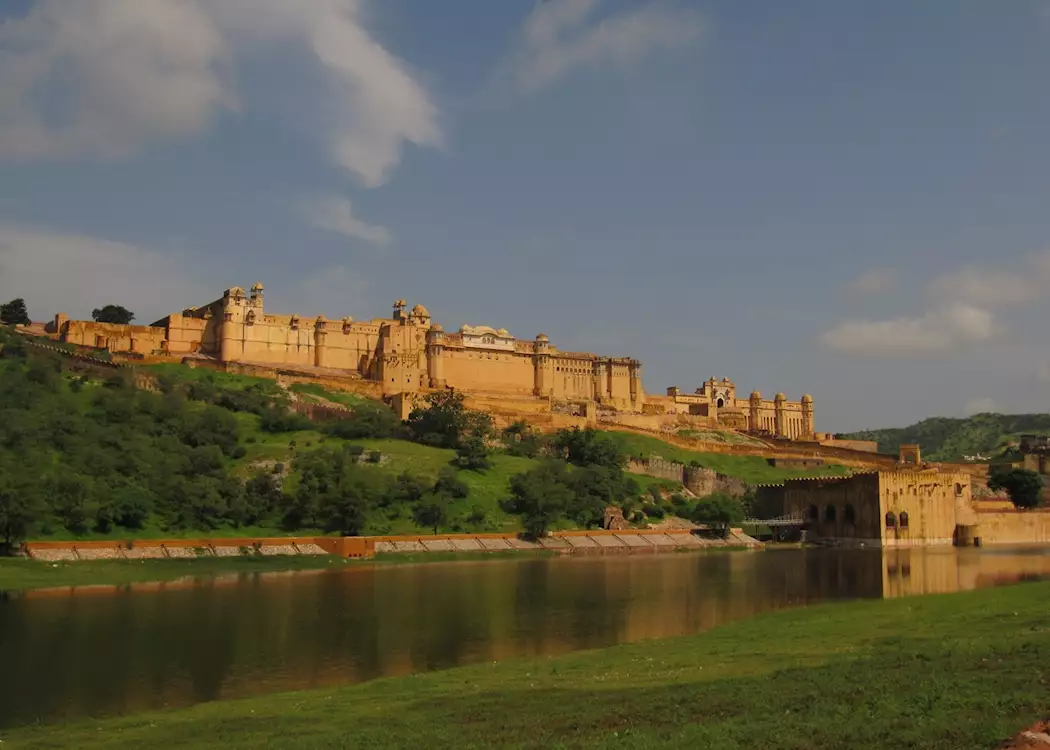 Amber Fort in Monsoon Season - Jaipur