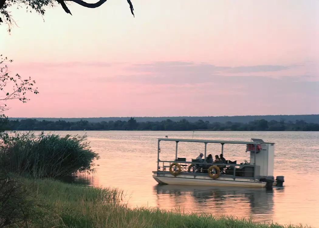 Sunset boat trip on the Zambezi