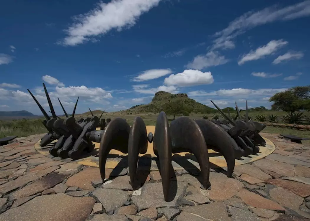 Zulu memorial, The Battlefields, South Africa