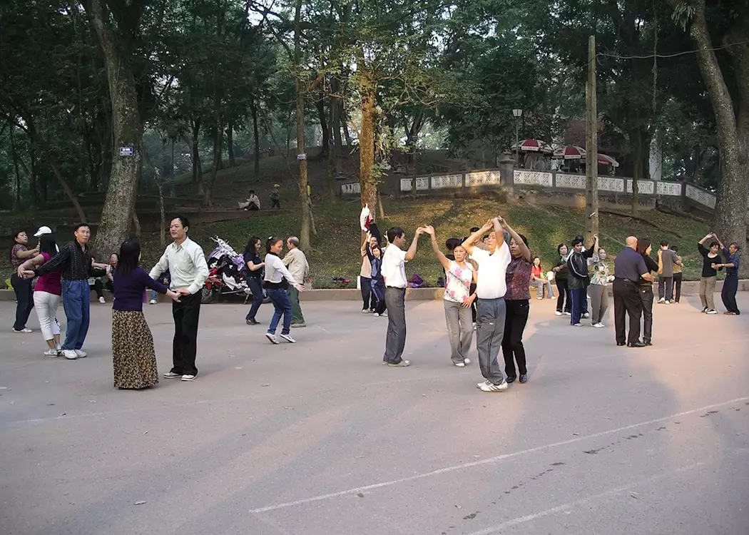 Dancing in the park, Hanoi