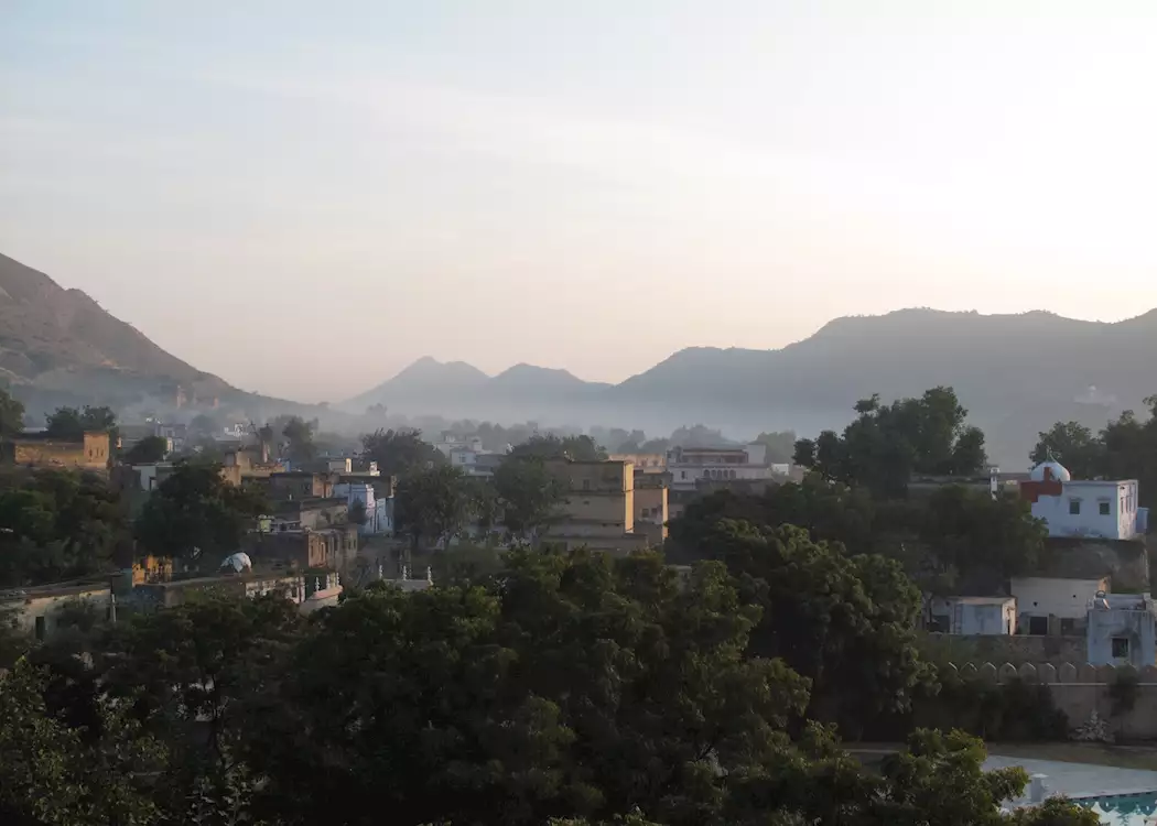 View over Patan from Patan Mahal