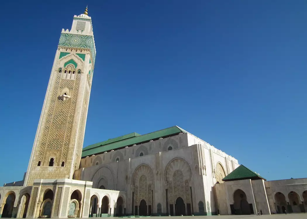 The Hassan II mosque, Casablanca, Morocco
