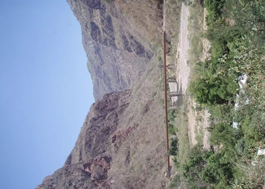 Train line, Copper Canyon, Mexico