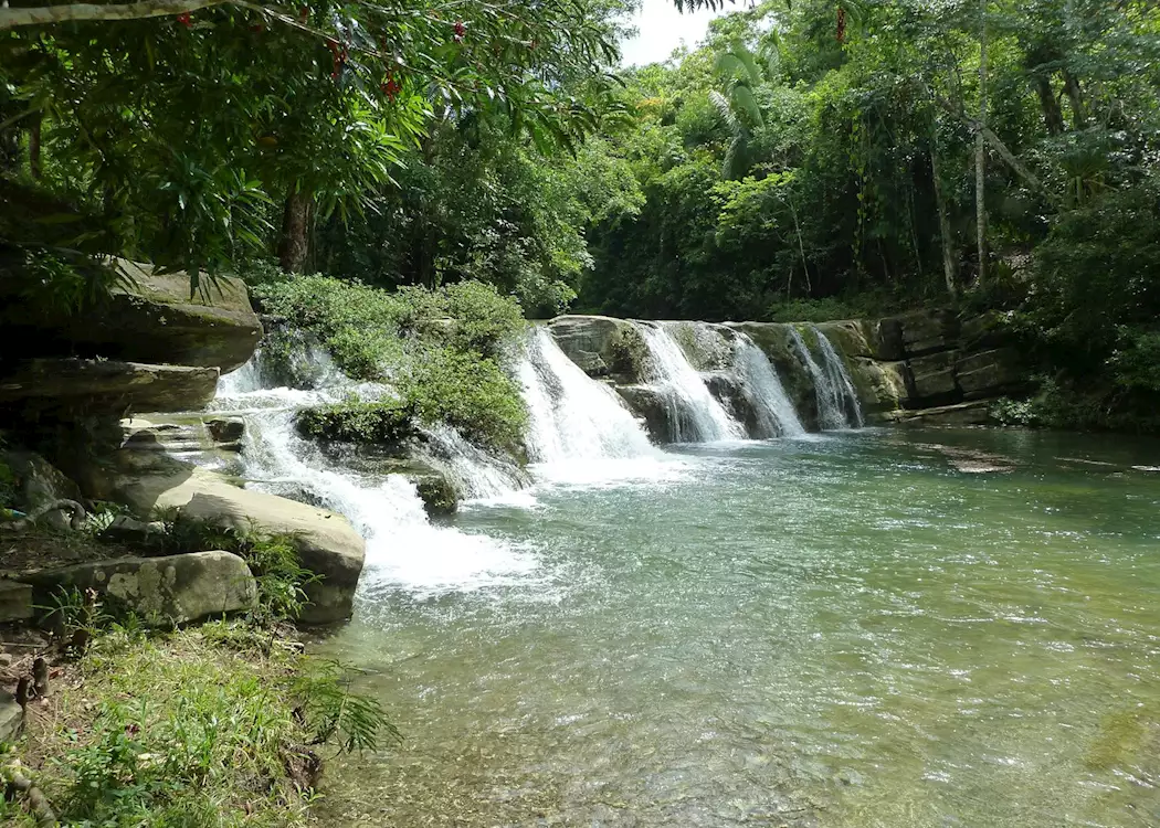 Waterdfalls near Punta Gorda, Belize