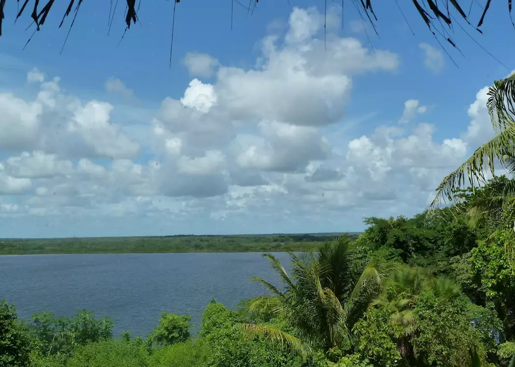 Lagoon at Lamanai, Belize