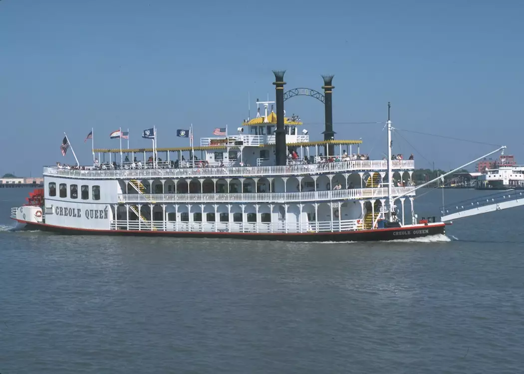 The Creole Queen steamboat, Mississippi River, New Orleans