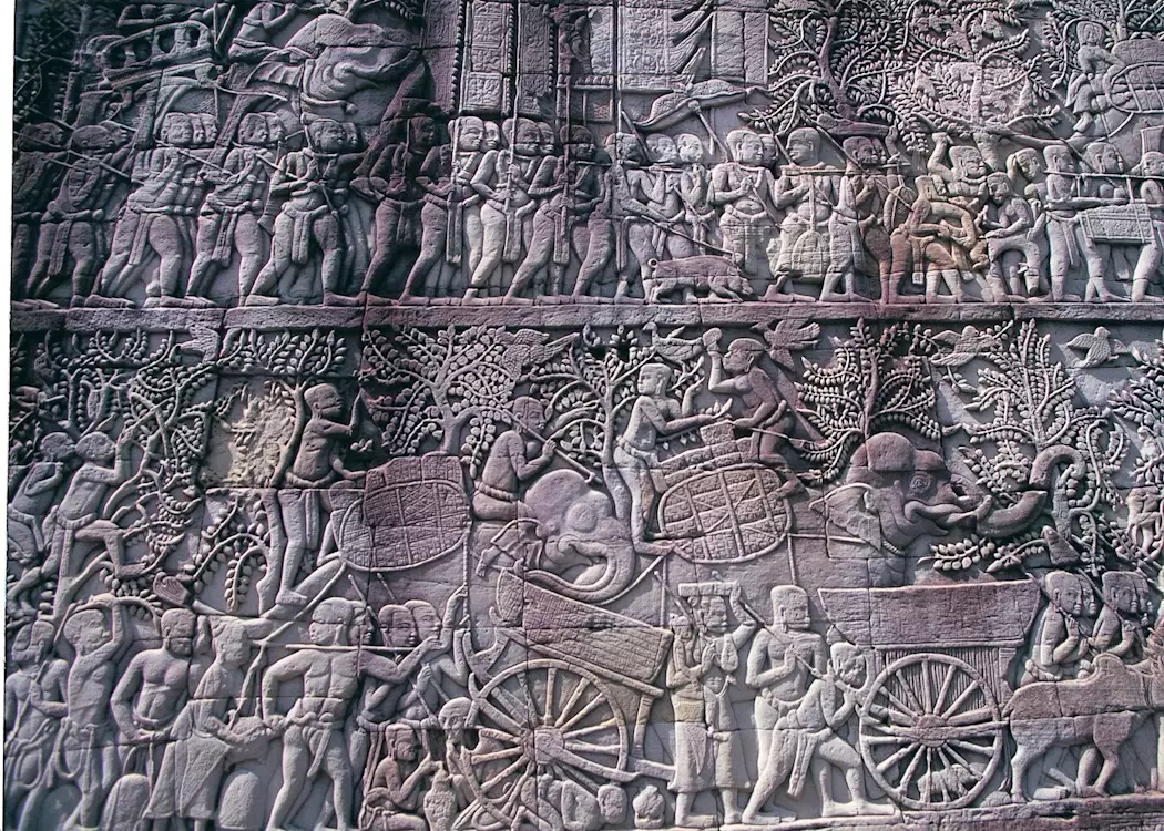 Decorative Carving, Angkor Wat, Siem Reap