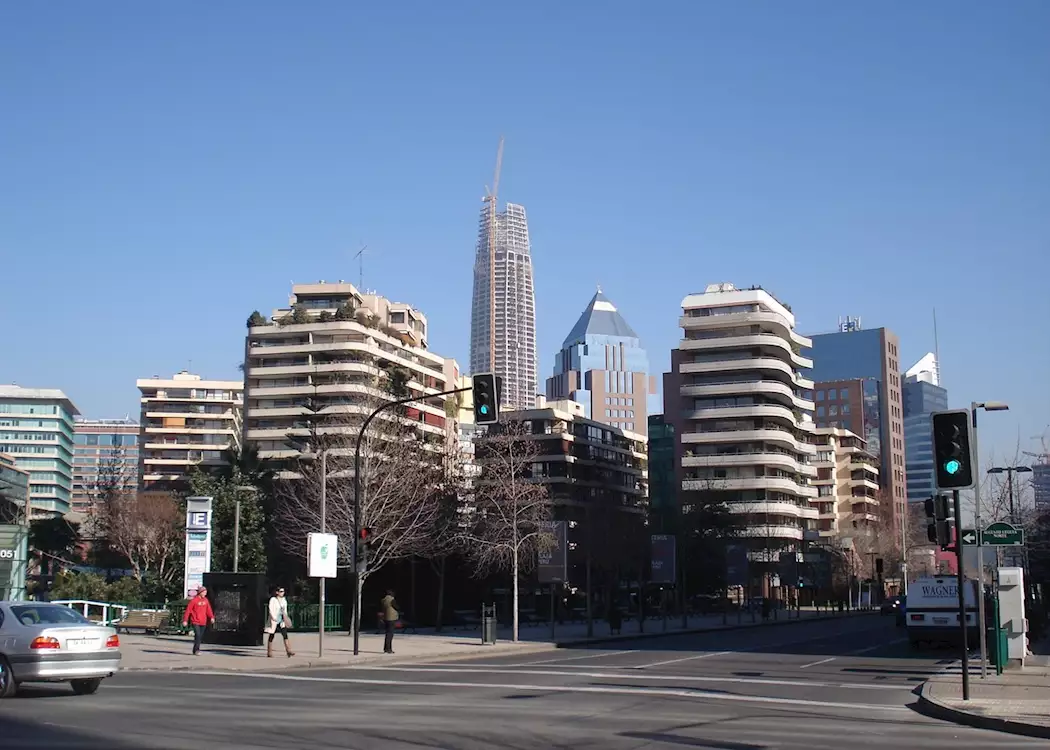 Sanhattan, Santiago's business district, Chile