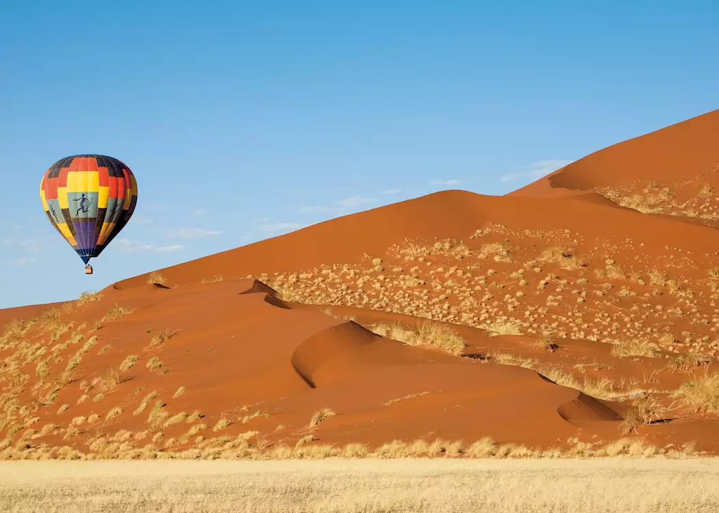 Hot air ballooning at Sossusvlei, Namibia