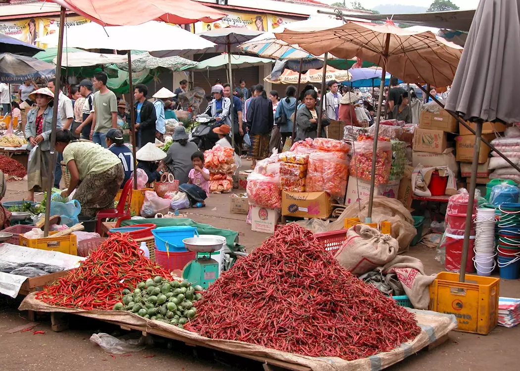 Pakse market, Laos