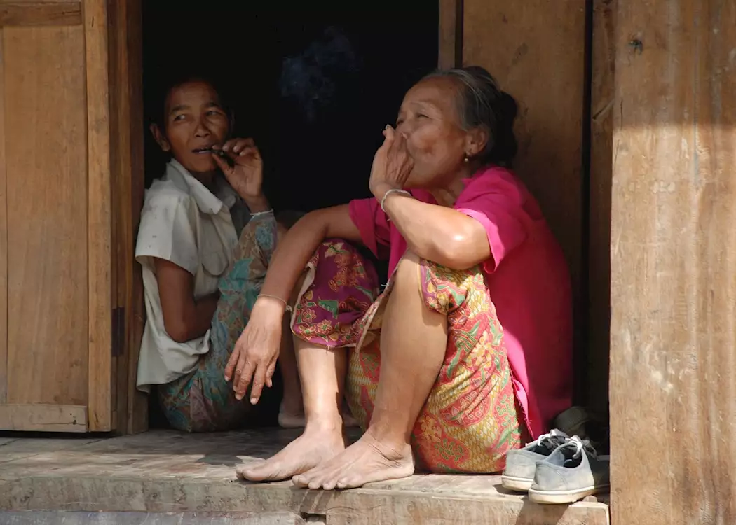 Local ladies in minority villages, Northern Laos