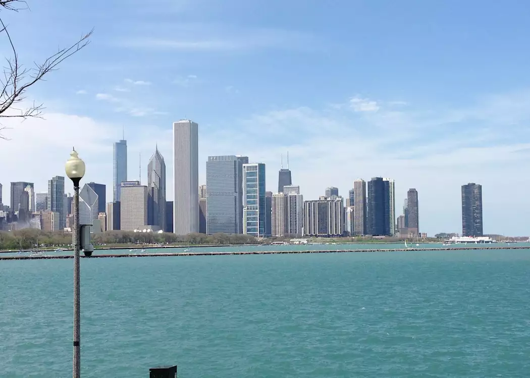 Lake Michigan and the Chicago Skyline