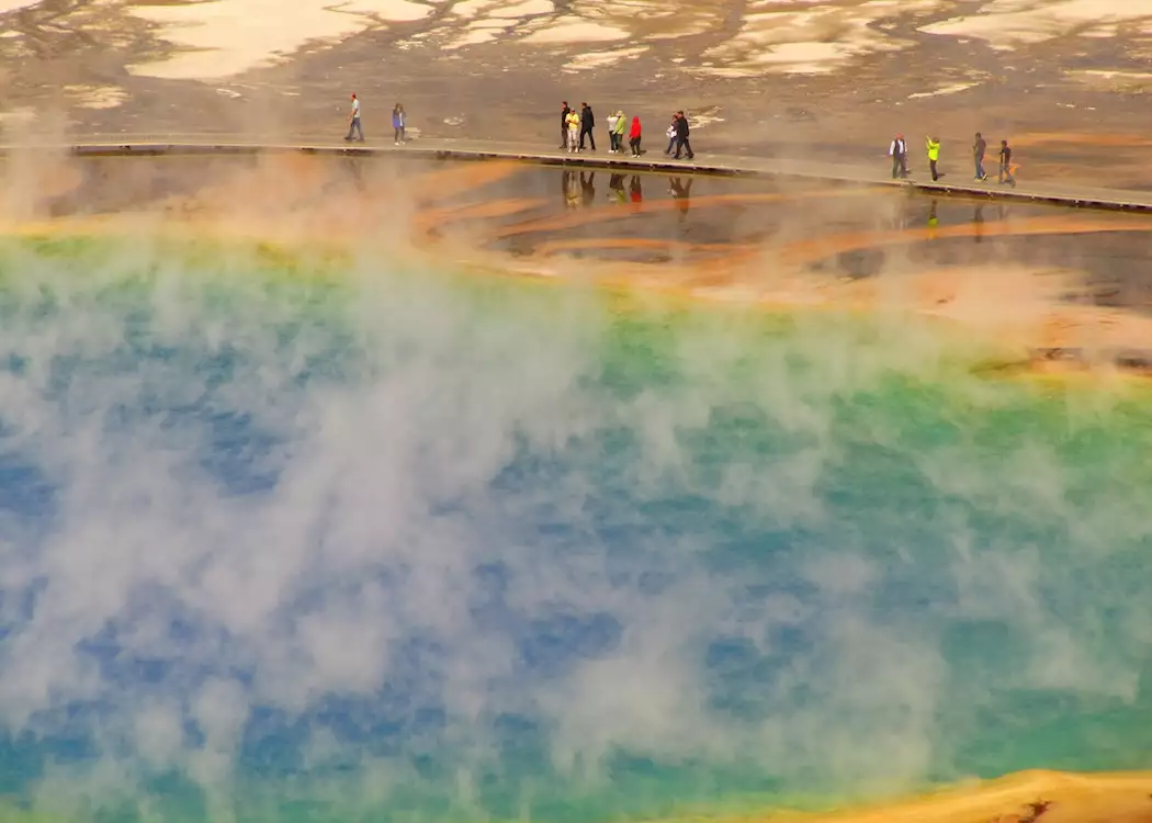 Grand Prismatic Spring,  Yellowstone National Park